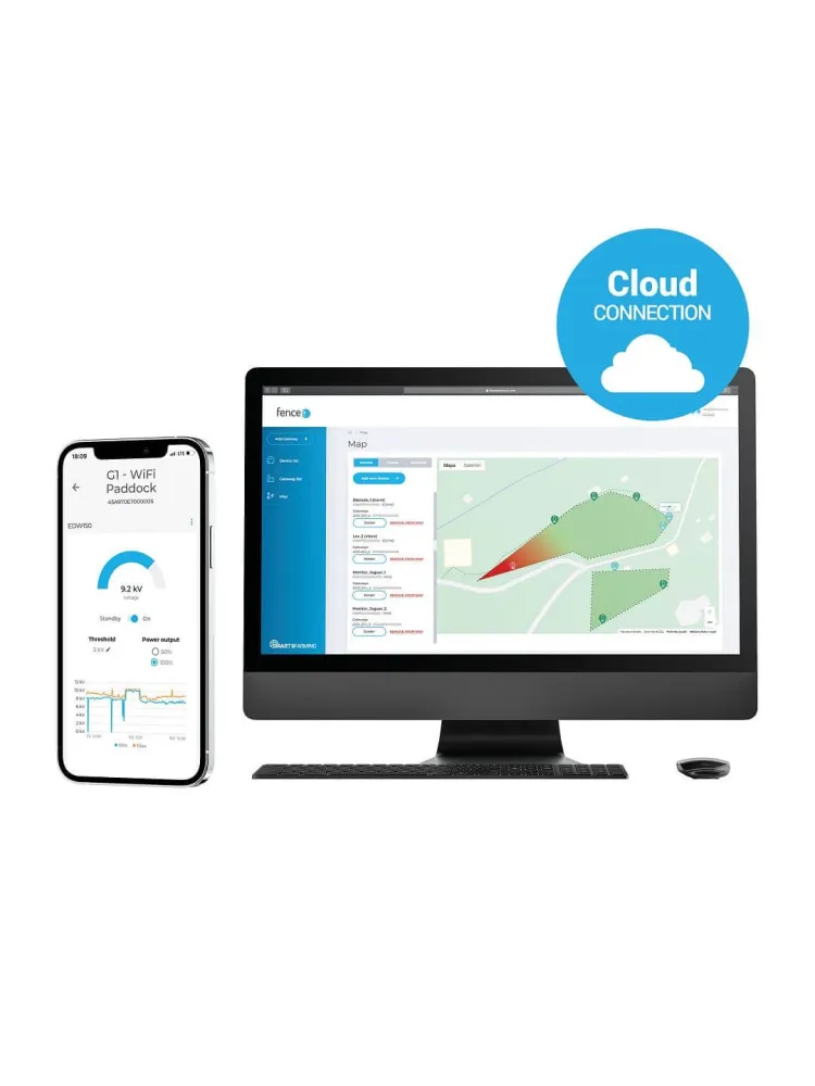 Elektrikarjus FENCEe Smart DUO Wi-Fi EDW150
