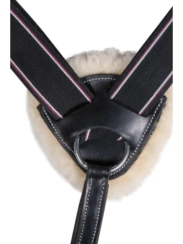 Rinnarihmaga martingal Lambswool HKM