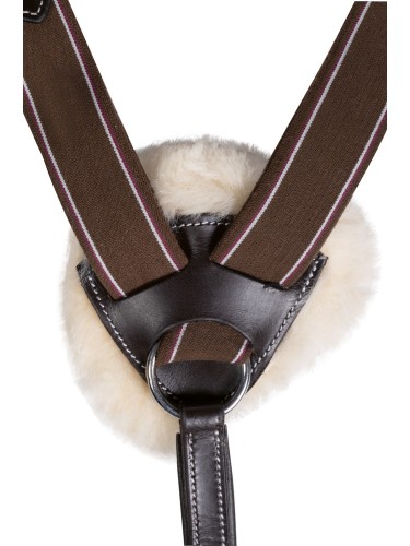 Rinnarihmaga martingal Lambswool HKM