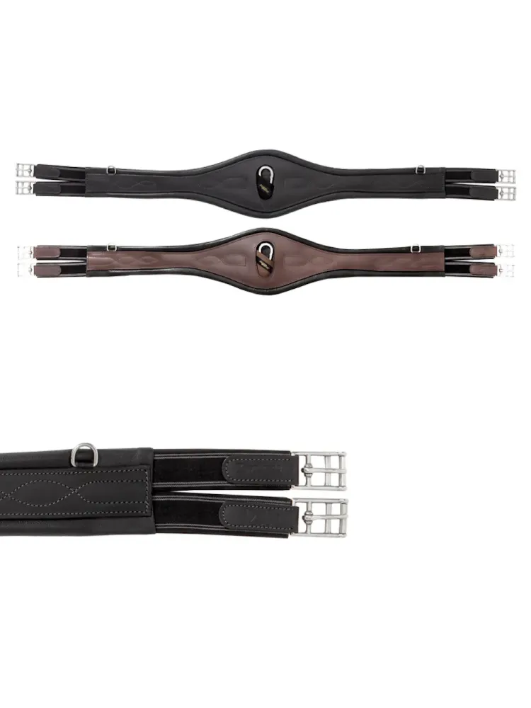 Sadulavöö Comfort Elastic Oiled Leather Kavalkade