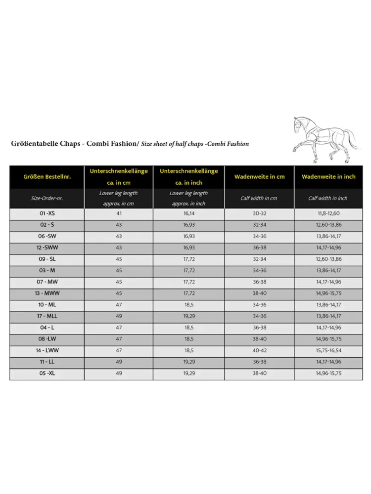 Säärised Combi Fashion Kavalkade