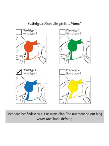 Sadulavöö Moon Lambskin Kavalkade