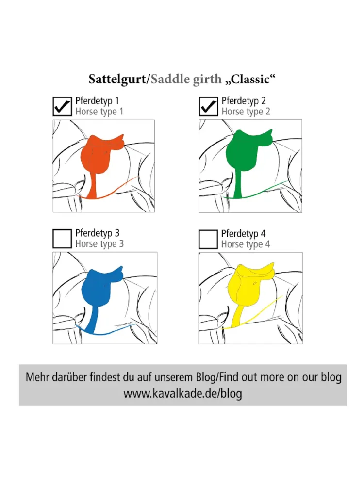 Sadulavöö Classic KavalPren Kavalkade