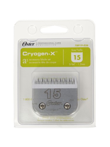 Pügamismasina terad 15/1,2 mm Cryogen-X® Oster