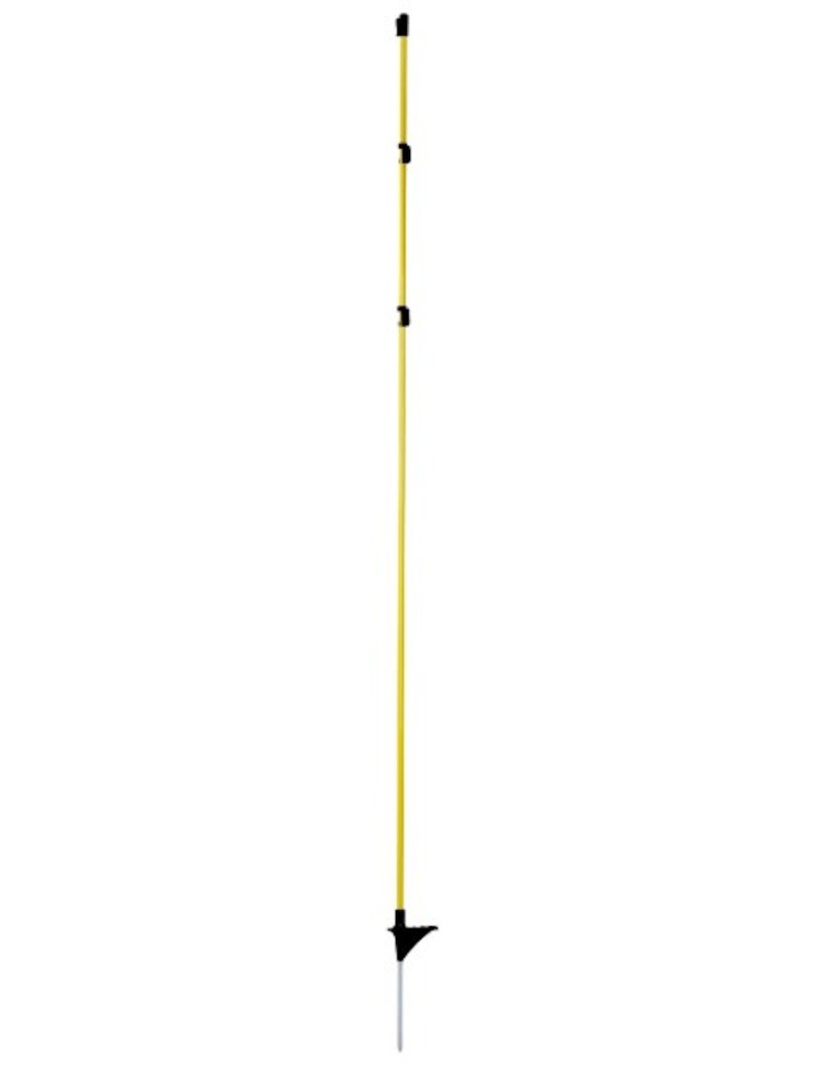 Fiiberpost Classic kolme isolaatoriga kollane 1,52m