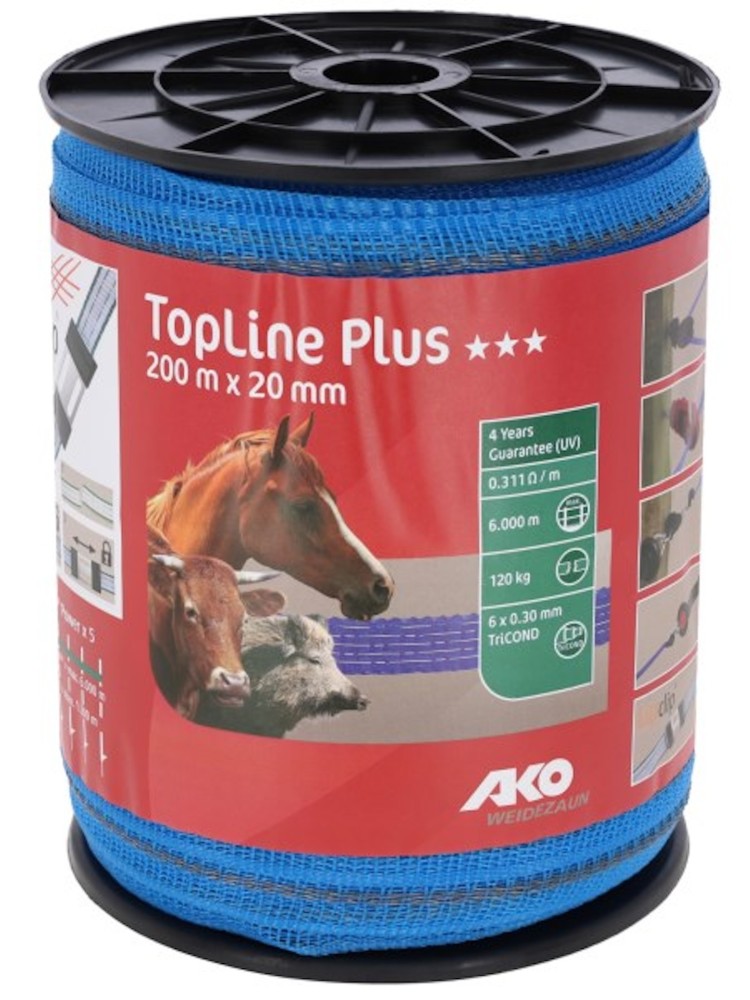 Taralint AKO TopLine Plus sinine 20mm/200m