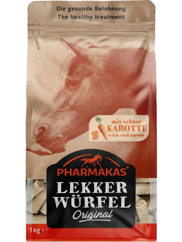 Hobuste maiustus Lekkerwürfel Carrot 1kg