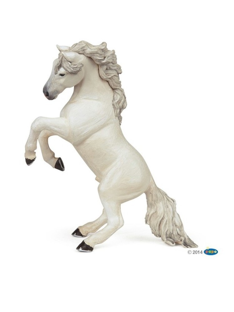 PAPO mudelhobune Valge küünaldav hobune
