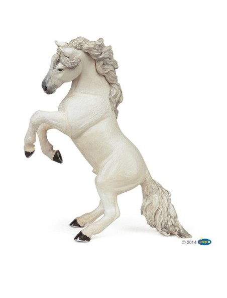 PAPO mudelhobune Valge küünaldav hobune